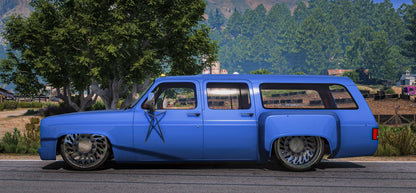 (Unbranded) Bagged Chevrolet Suburban Dually on JTX Forged wheels | Castillo Mods