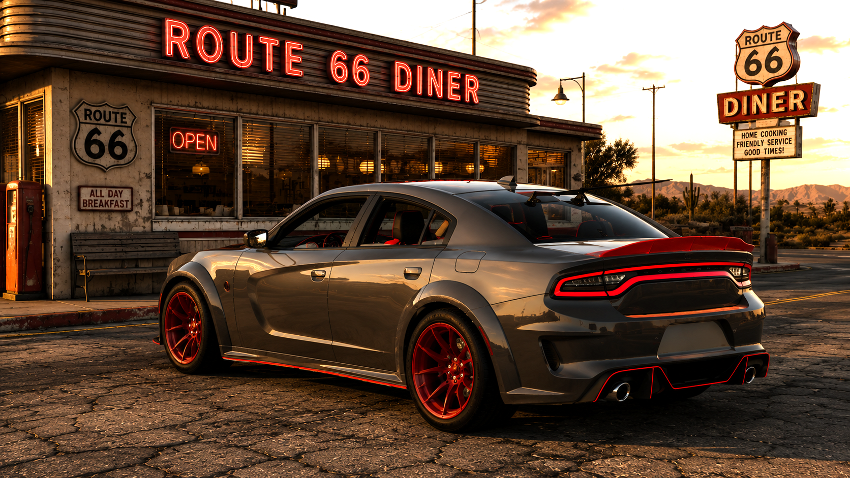 (Unbranded) Dodge Charger Custom Hellspawn X (6 Seater Slider) Gap Cam