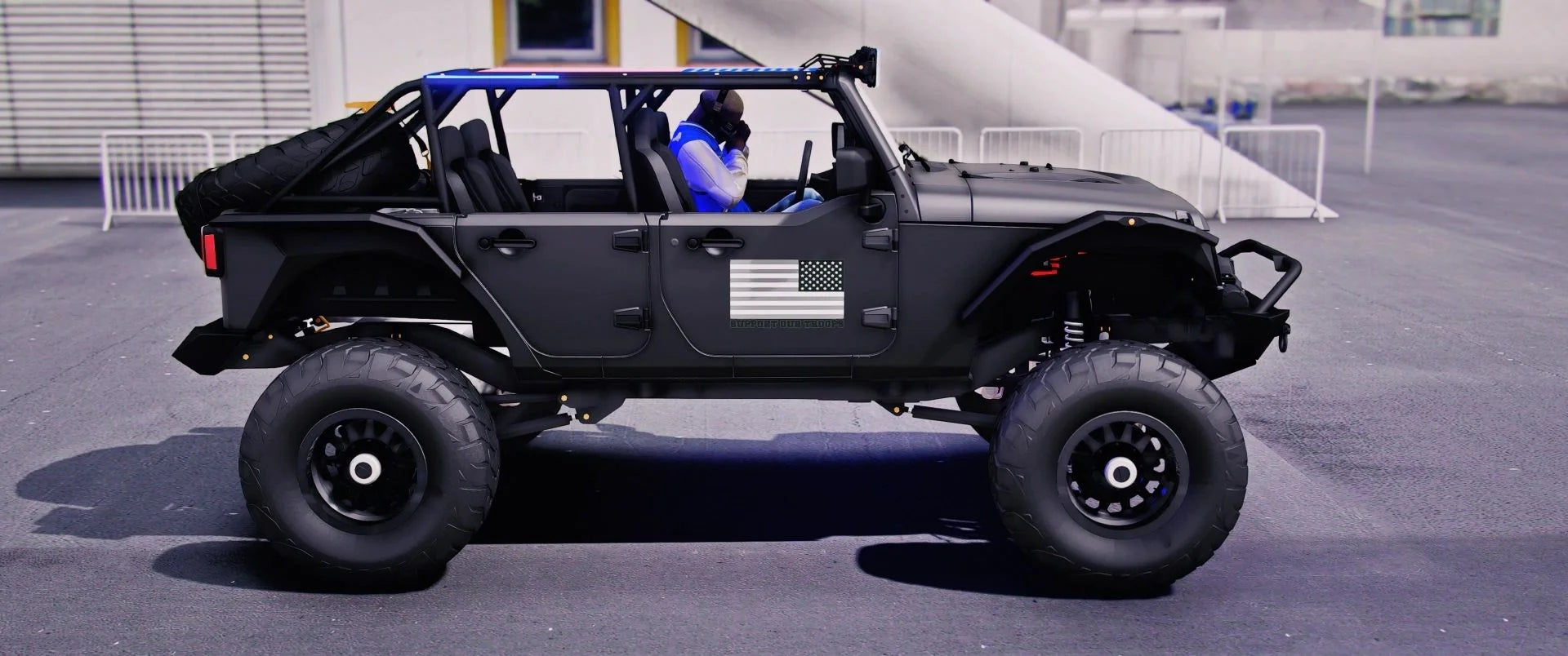 Jeep Wrangler Deberti Police | LEO
