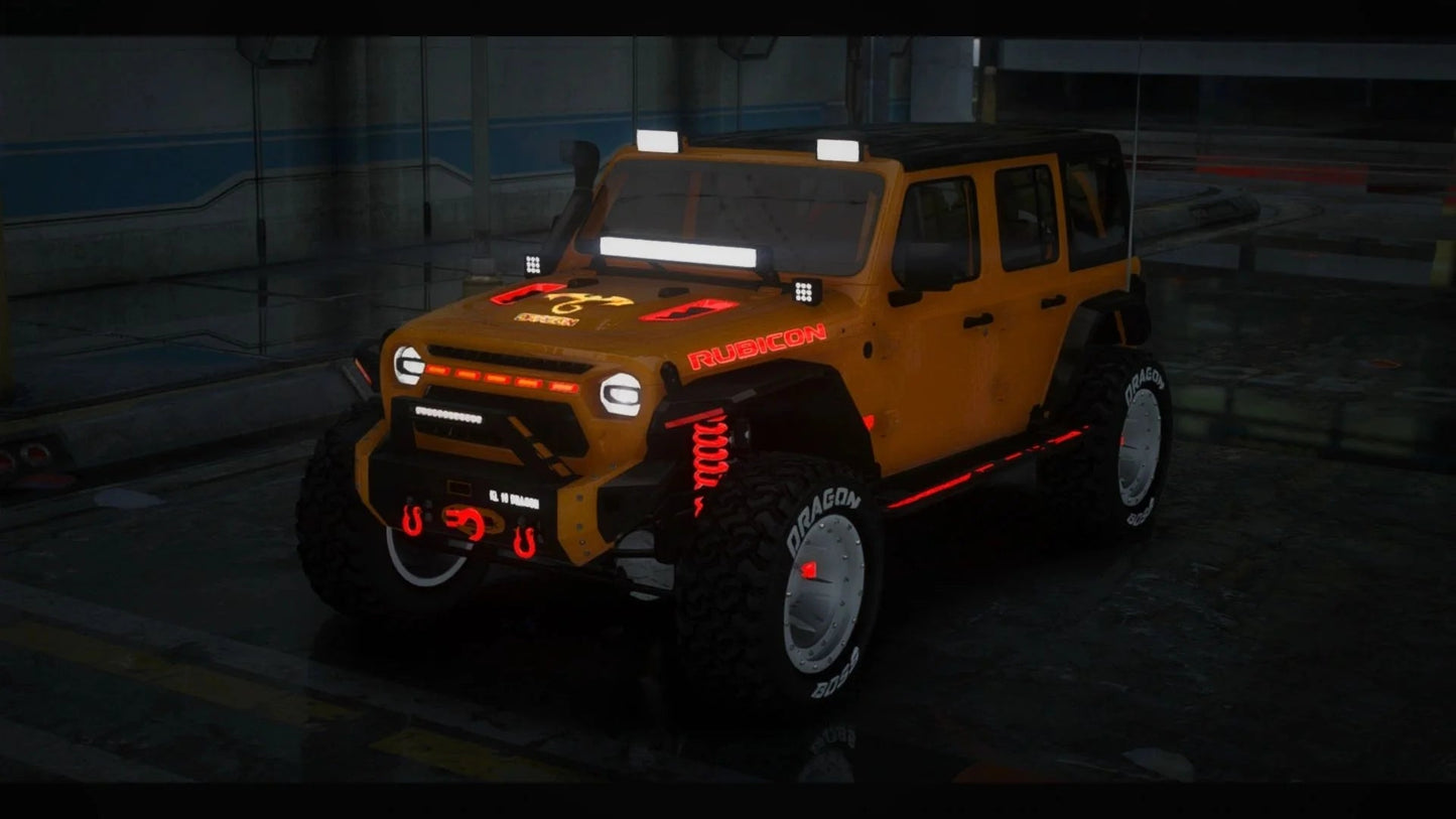Jeep Wrangler Rubicon Fully Modified