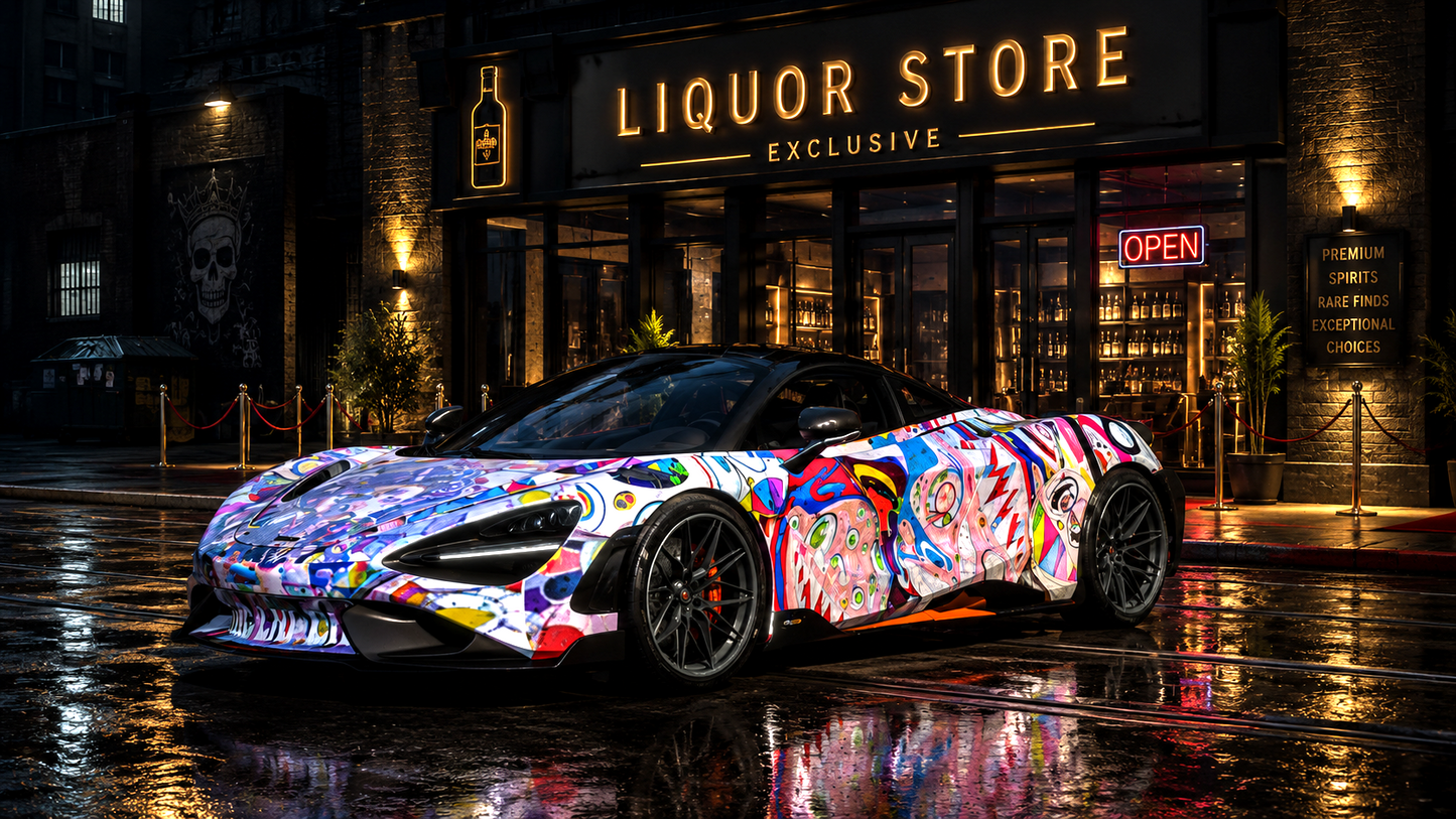 McLaren 765LT Custom Livery [Dinamic Lights]