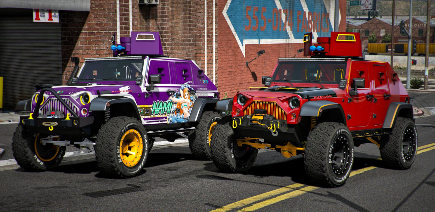 Jeep Nami Armor [60+ Tuning Parts] [Dinamic Lights] | Port Baek