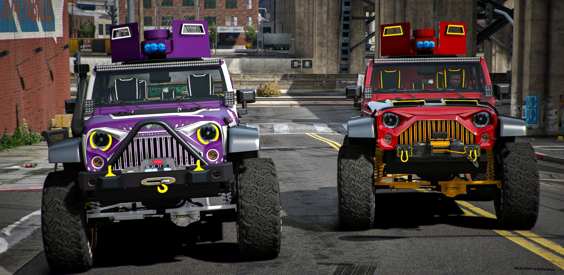 Jeep Nami Armor [60+ Tuning Parts] [Dinamic Lights] | Port Baek