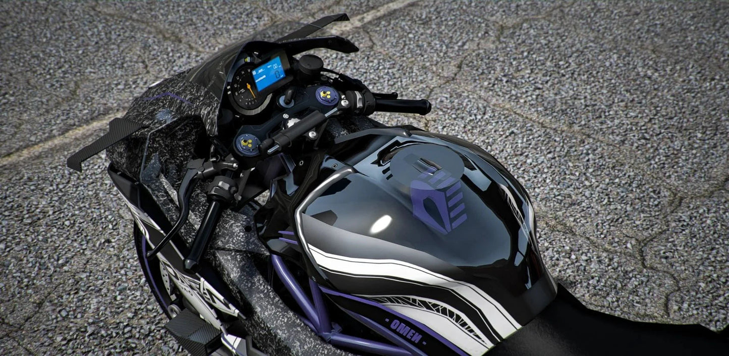 Kawasaki H2R Valorant: Omen Forged Carbon | Port Baek