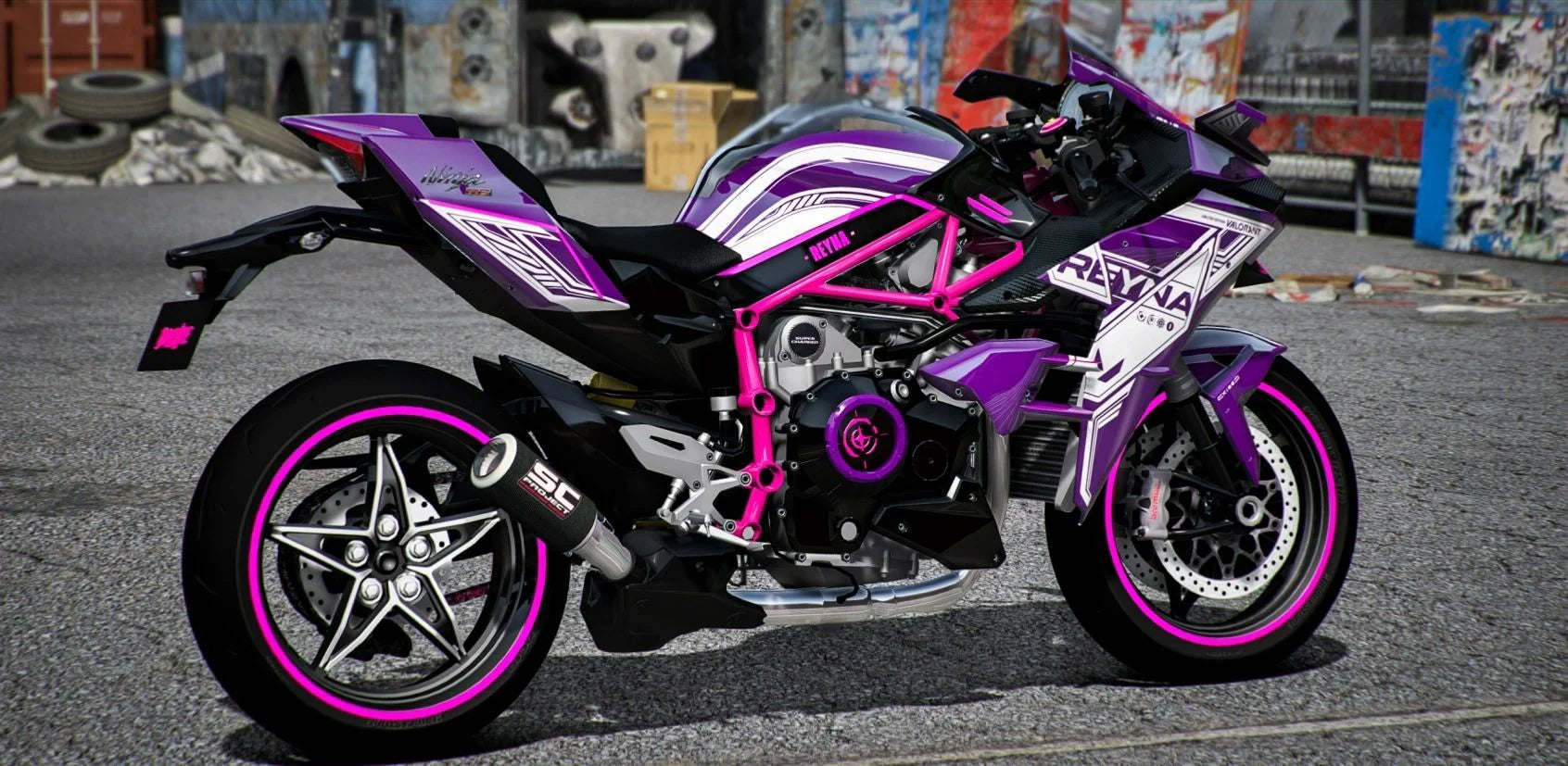 Kawasaki H2R Valorant: Reyna | Port Baek
