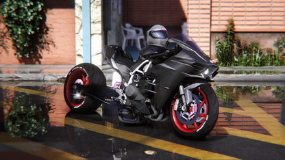 Kawasaki Ninja H2R Carbon Twin Turbo Drag Customs | Lito Customs