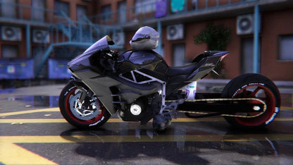 Kawasaki Ninja H2R Carbon Twin Turbo Drag Customs | Lito Customs