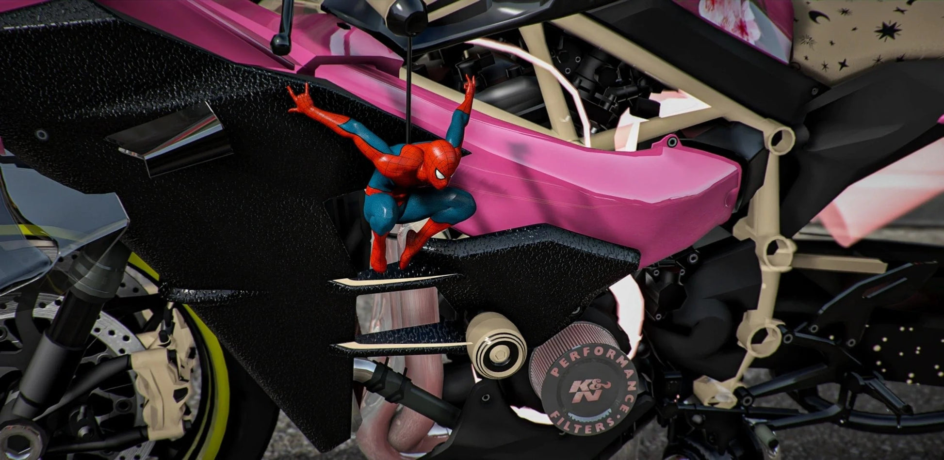 Kawasaki Ninja H2R Drag Eevee Edition | DEFz Customs