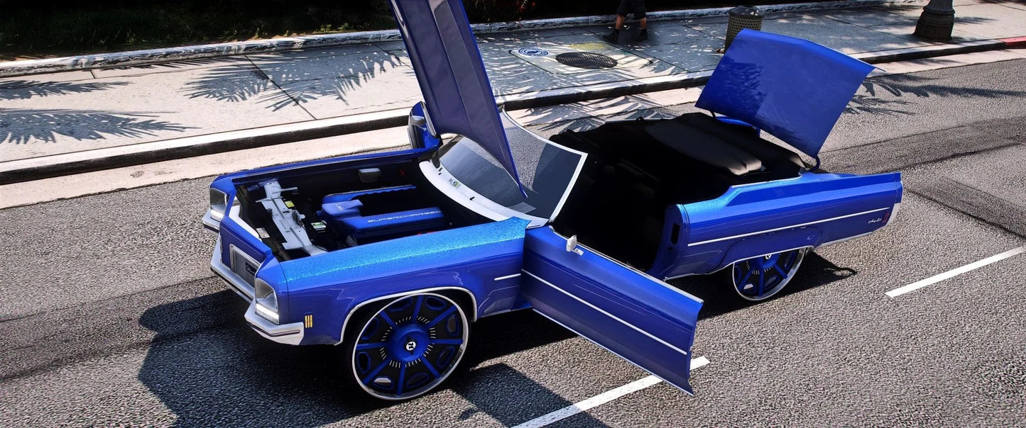 Oldsmobile Delta98 Vert Donk 1972 [Animation Roof] | DT