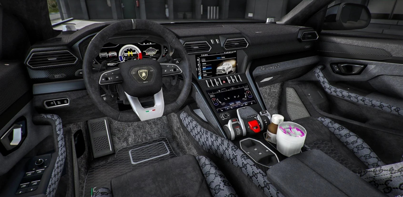 Lamborghini Urus Widebody Mansory On Azara Wheels with Gucci Interior | Krazy Customs