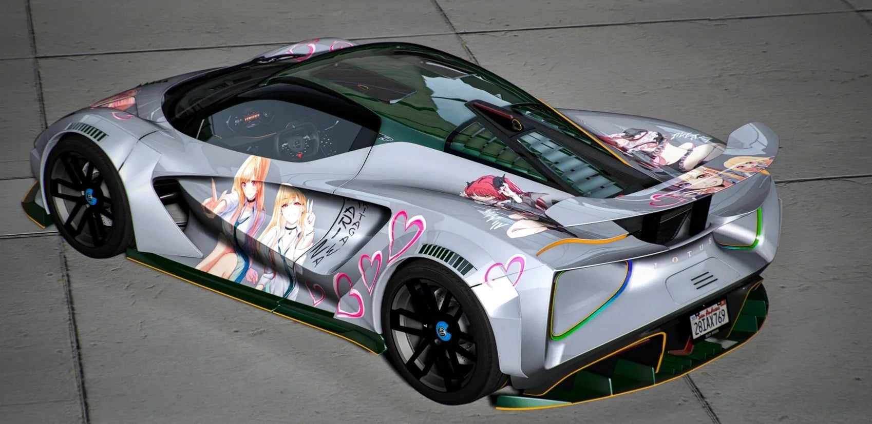 Lotus Evija Widebody Custom [Dinamic RGB Lights] | Dr Customs