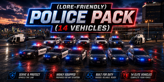 (Lore-Friendly) POLICE PACK (14 VECHICLES)