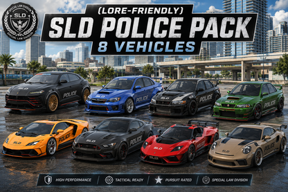 (Lore-Friendly) SLD Police Pack 8 Vechicles