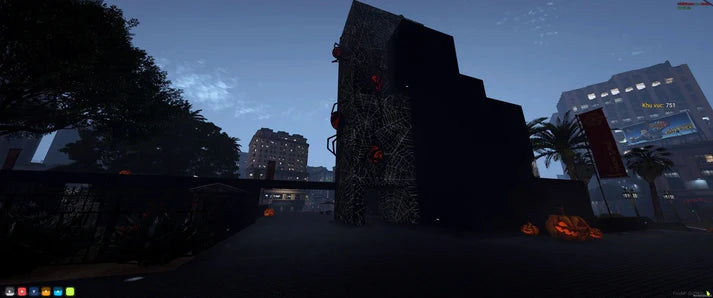  Monster House Halloween Square (Legion)