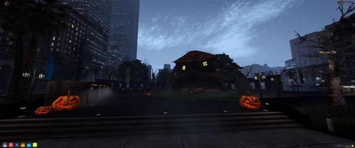  Monster House Halloween Square (Legion)