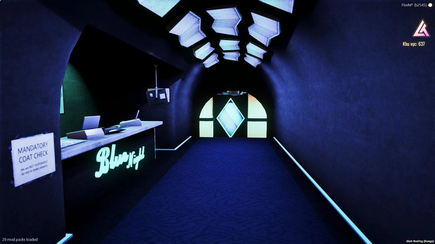  Blue night stripclub