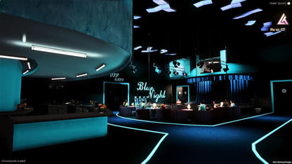  Blue night stripclub