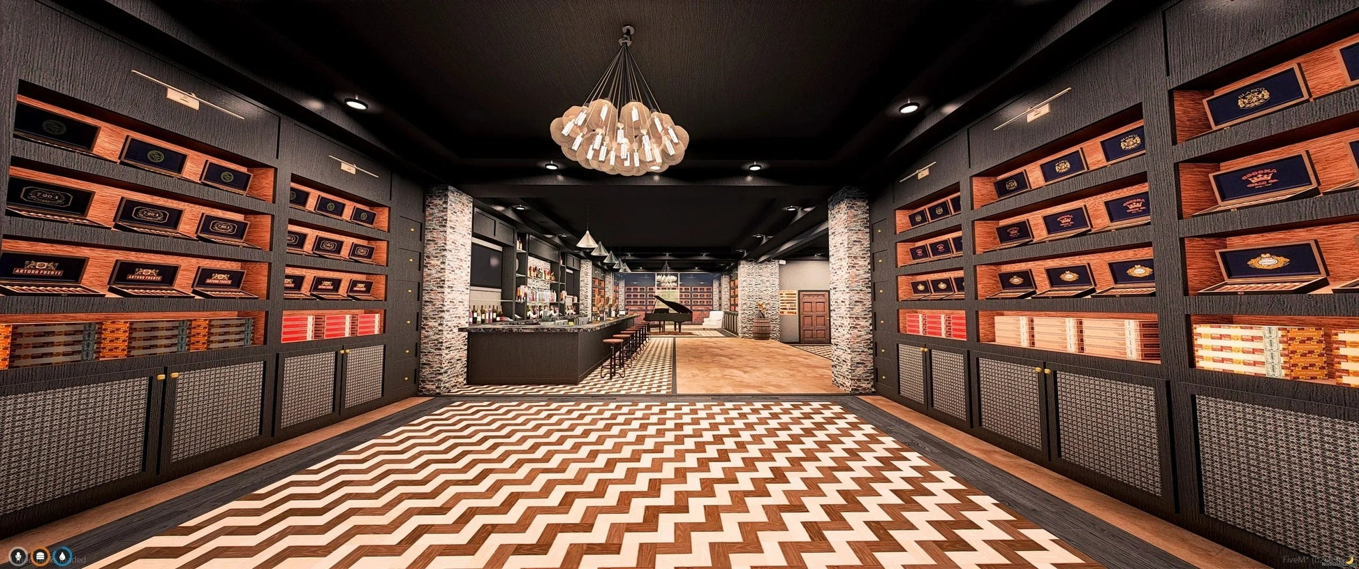  Cigar Bar & Lounge | Pain's Designs