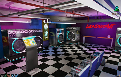  Cyberpunk Laundromatic