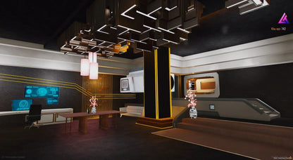  Cyberpunk apartment