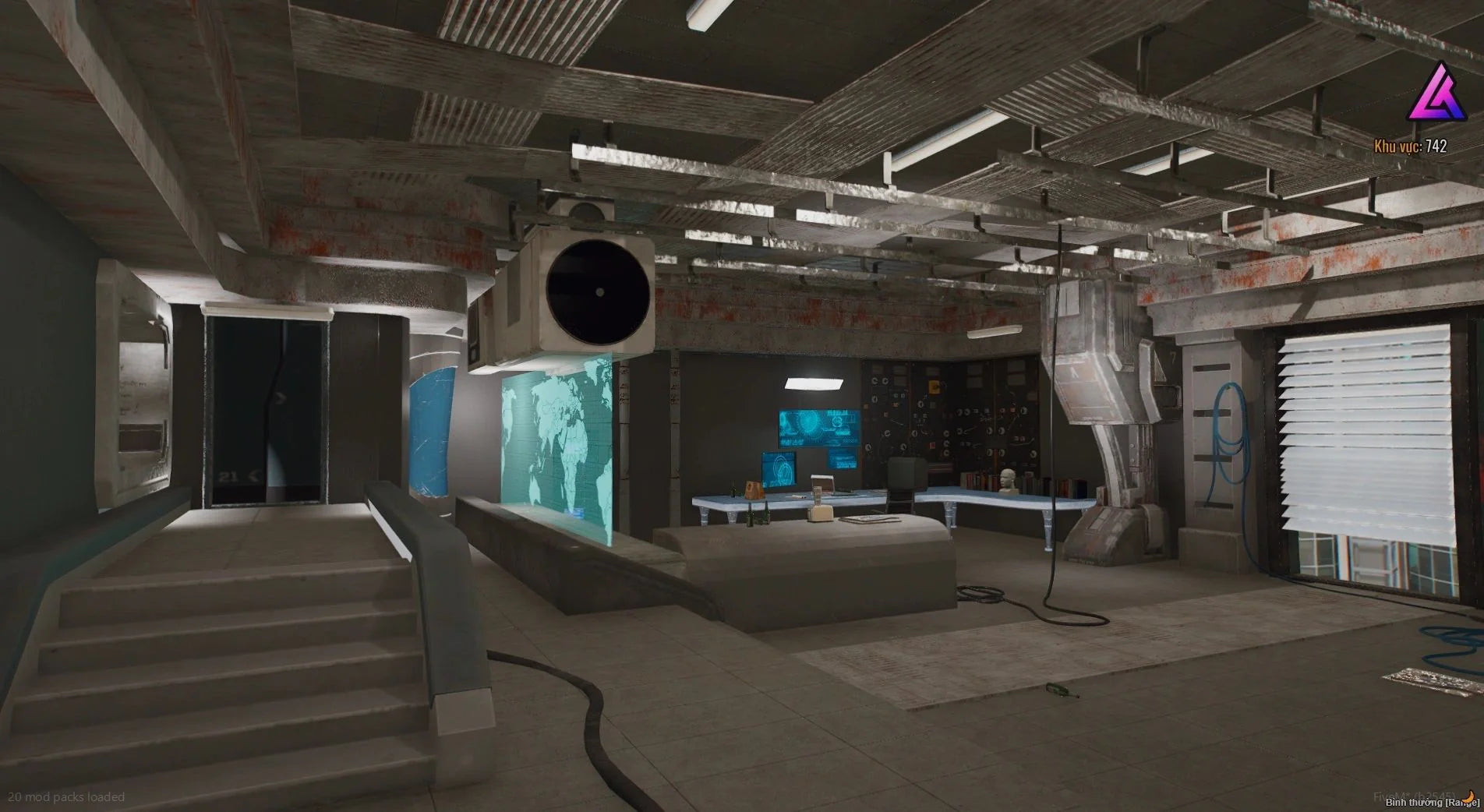  Cyberpunk apartment