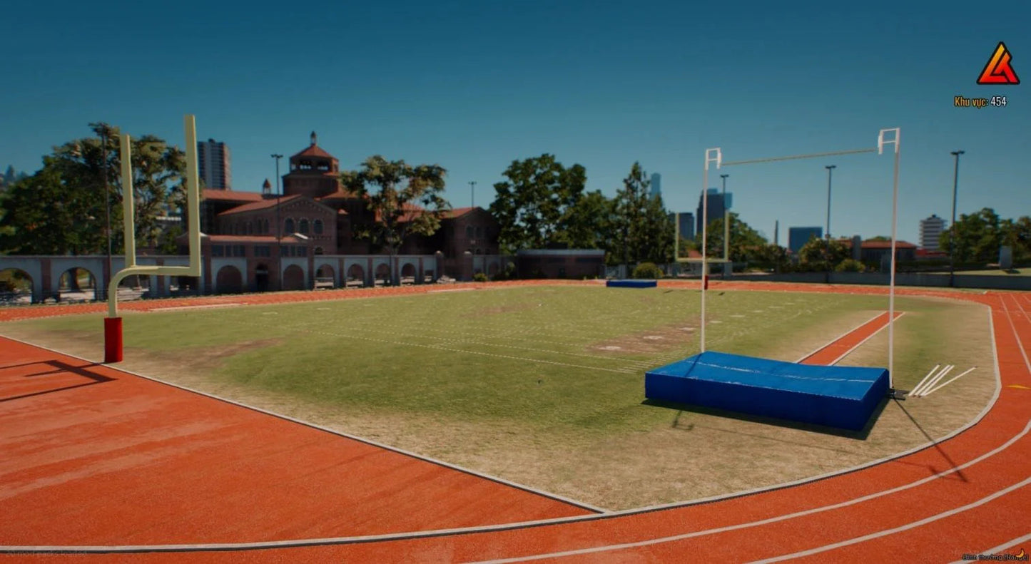  FOOTBALL FIELDBASKETBALL COURT HIGH SCHOOL