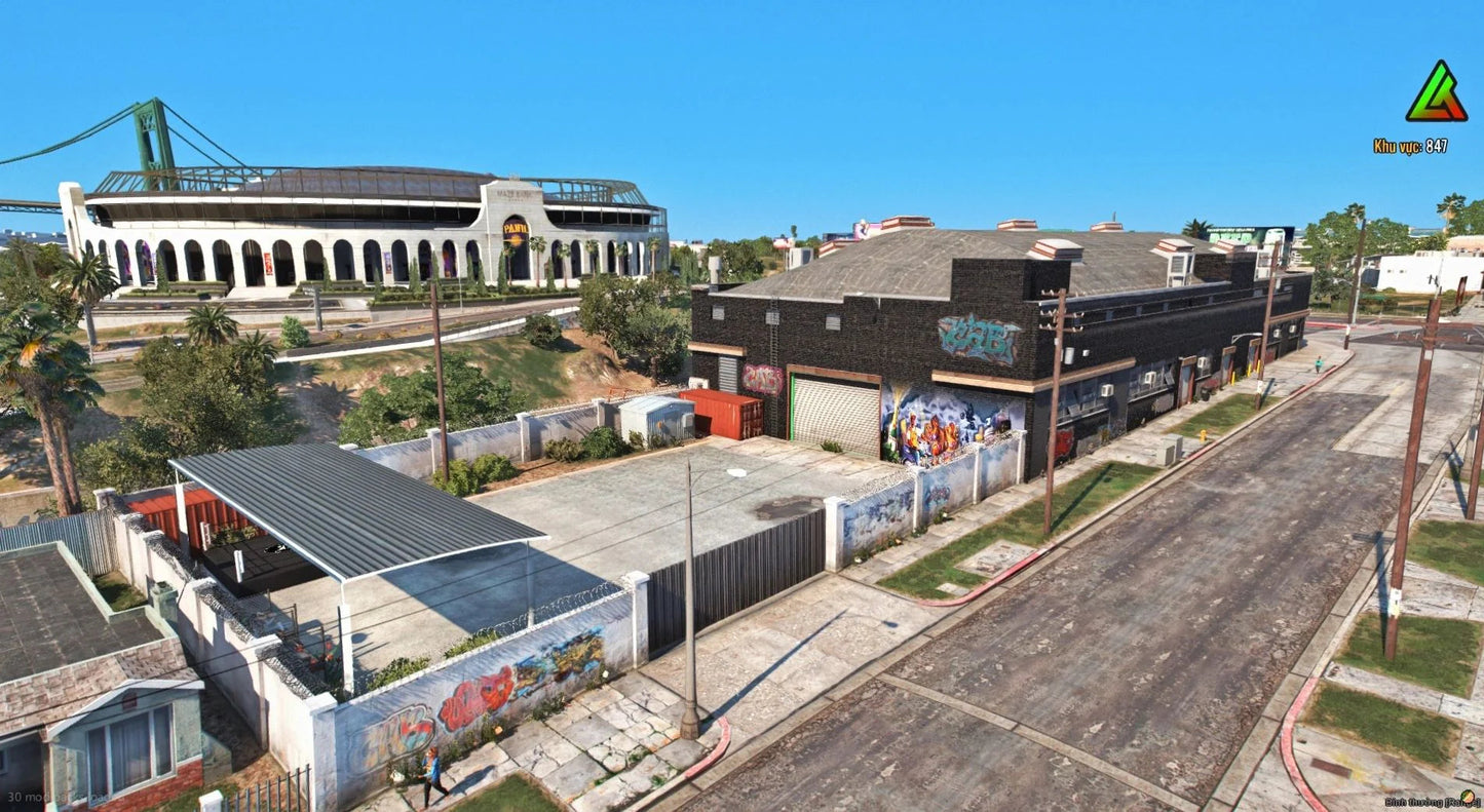  Grove Street Gang Compound (Gang Zone)