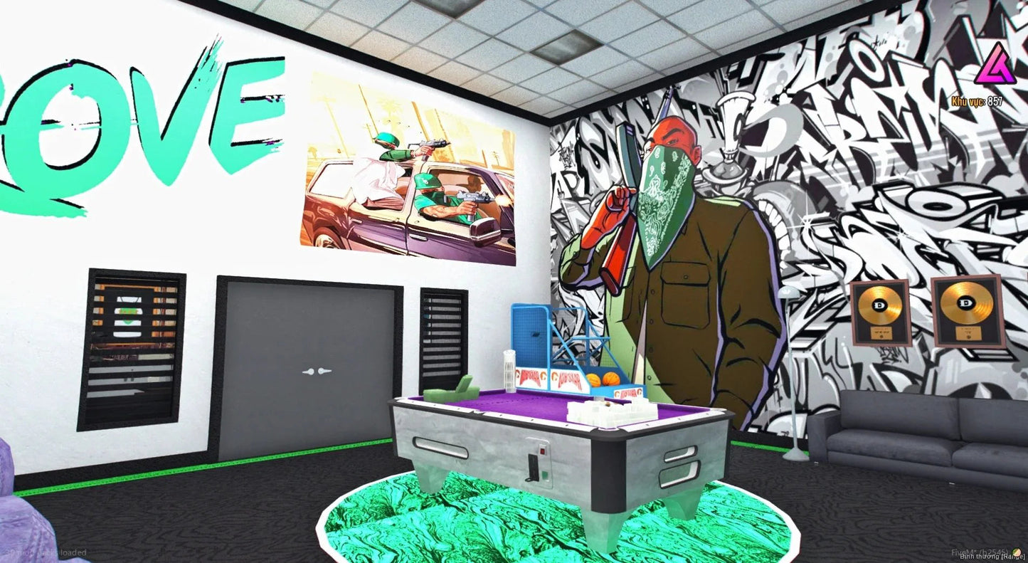  Grove Street Gang Compound (Gang Zone)