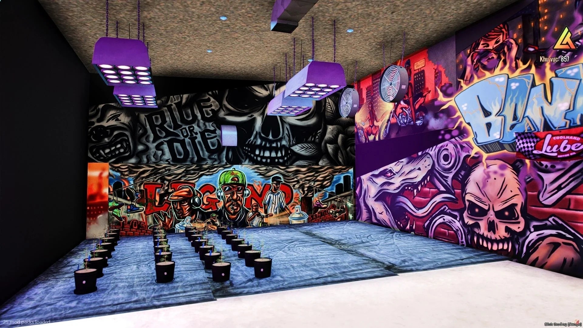  Grove Street Garage-Grow Room
