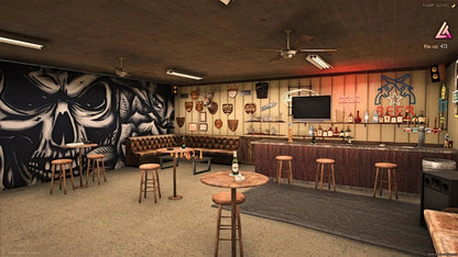  Lost MC Tequi-la-la Clubhouse Interior