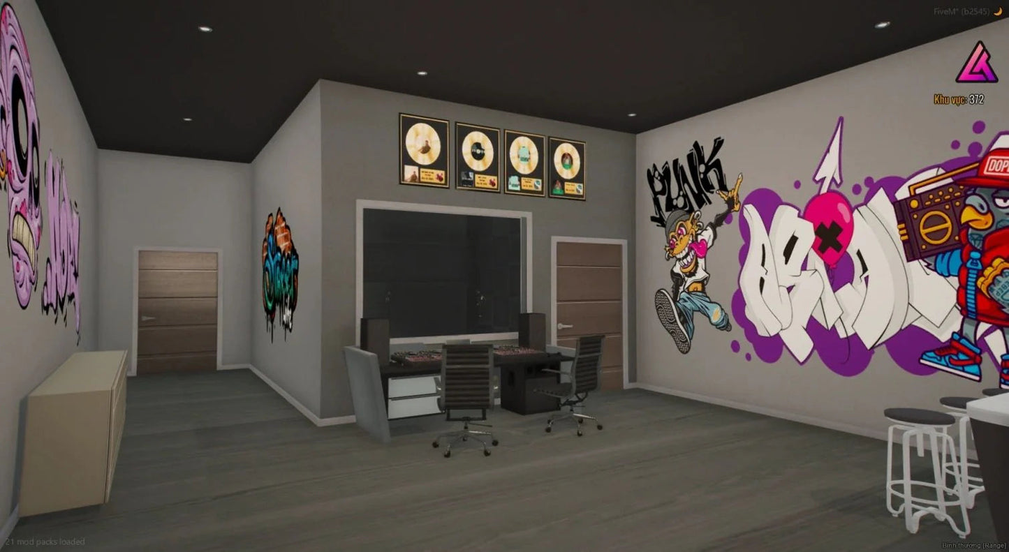  Interior - Radio Station Interior & Exterior Overview