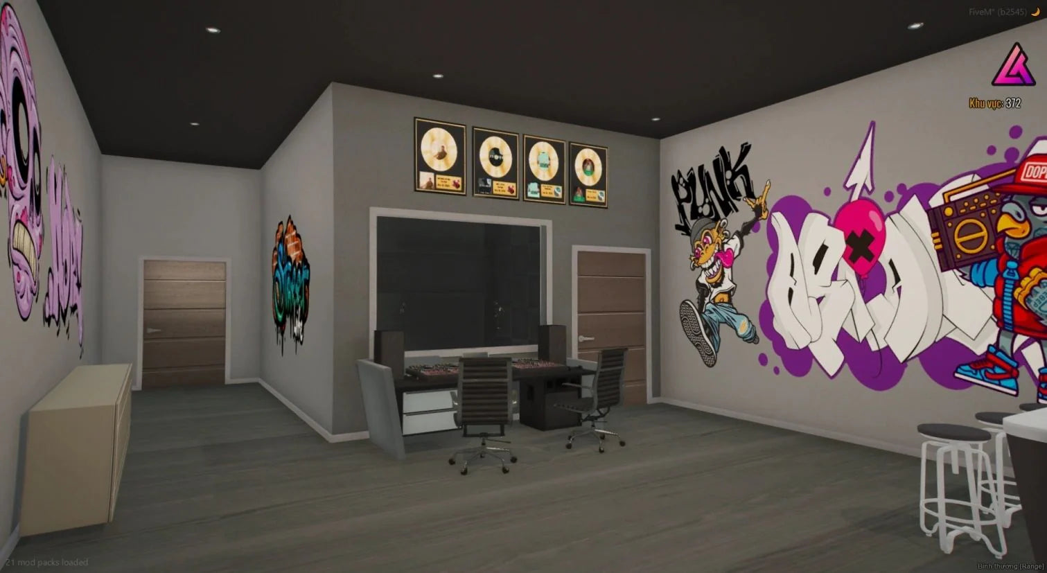  Interior - Radio Station Interior & Exterior Overview