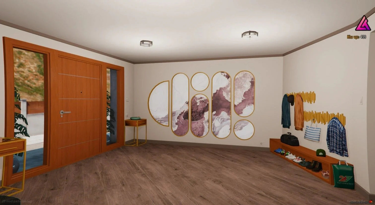  Open Interior - Gold House