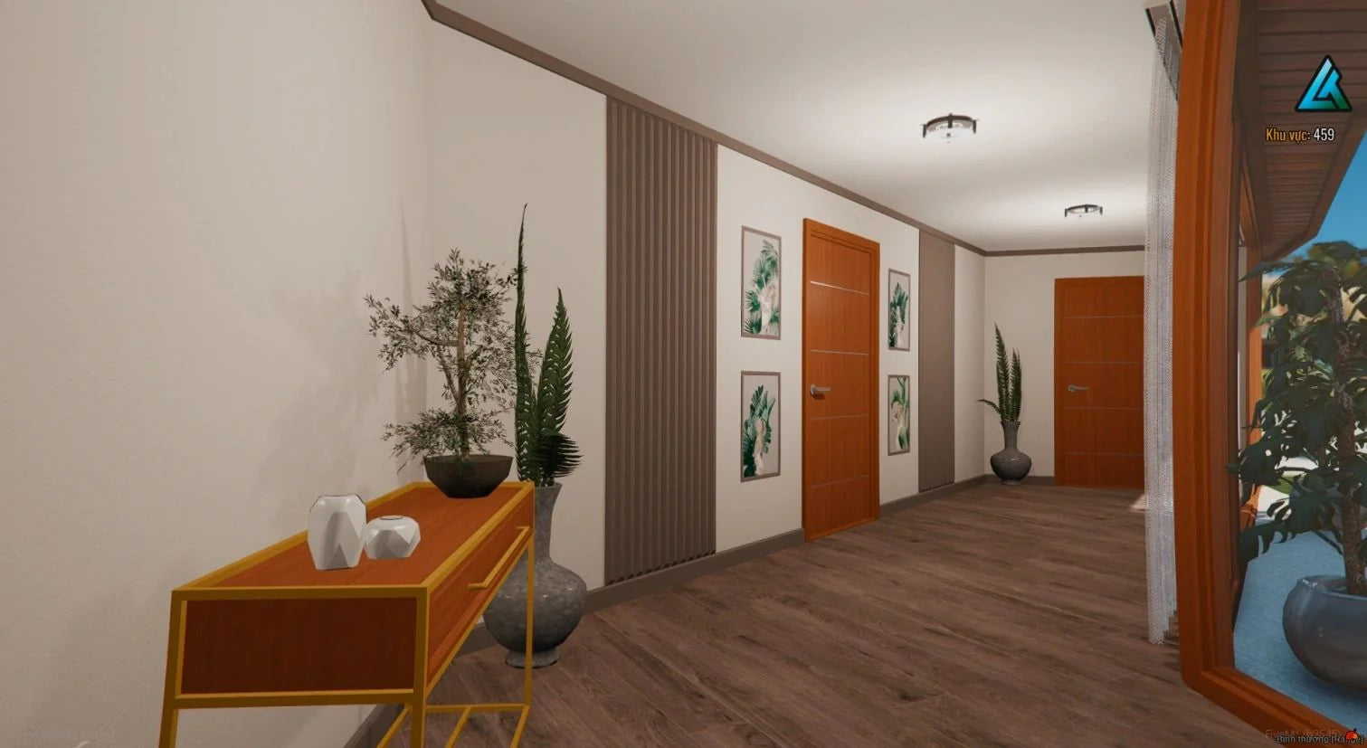  Open Interior - Gold House