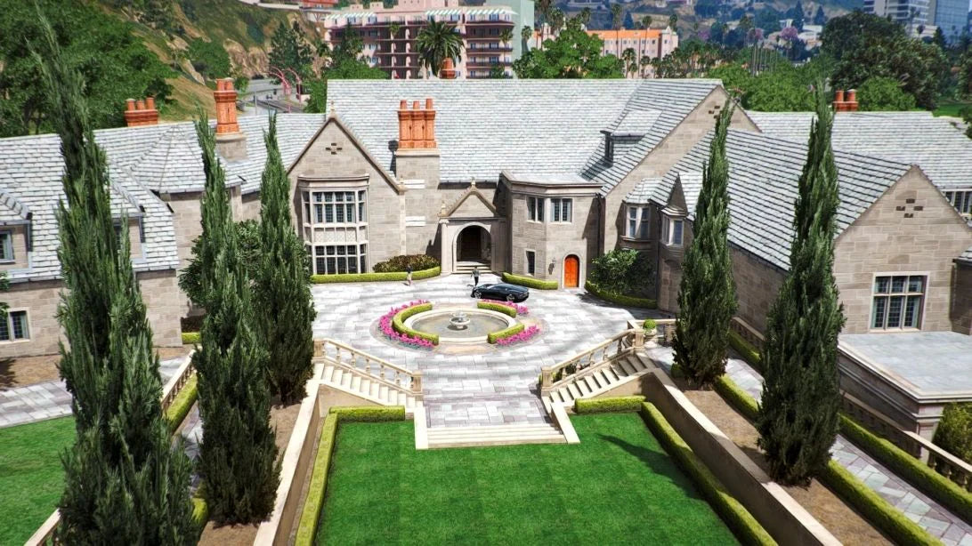  Open Interior PlayBoy Mansion Overview