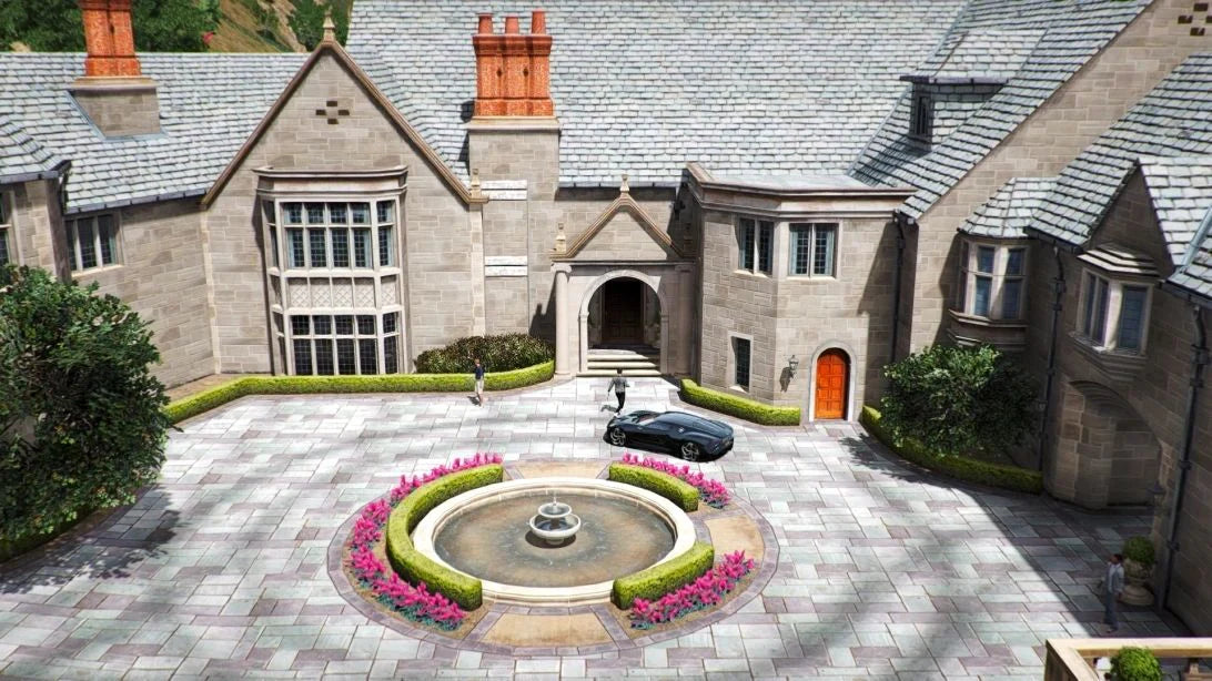  Open Interior PlayBoy Mansion Overview