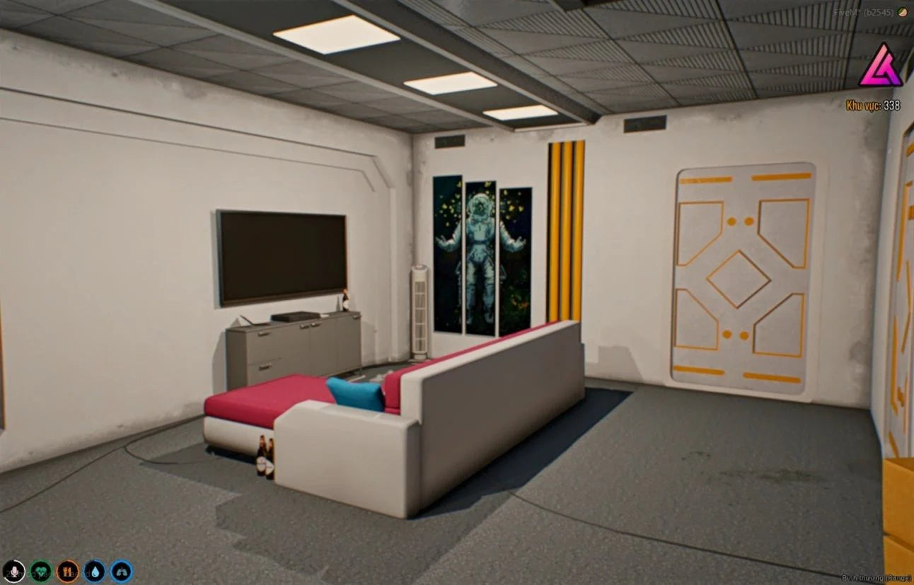  Open Interior - Sci-Fi Bunker