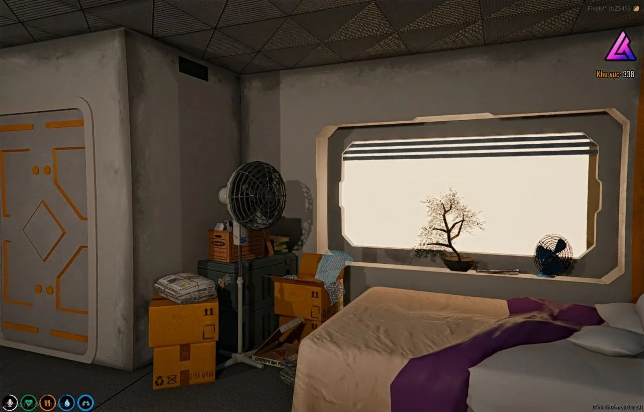  Open Interior - Sci-Fi Bunker