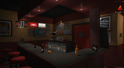  Open Interior Stand Up Cafe Overview (Bar)