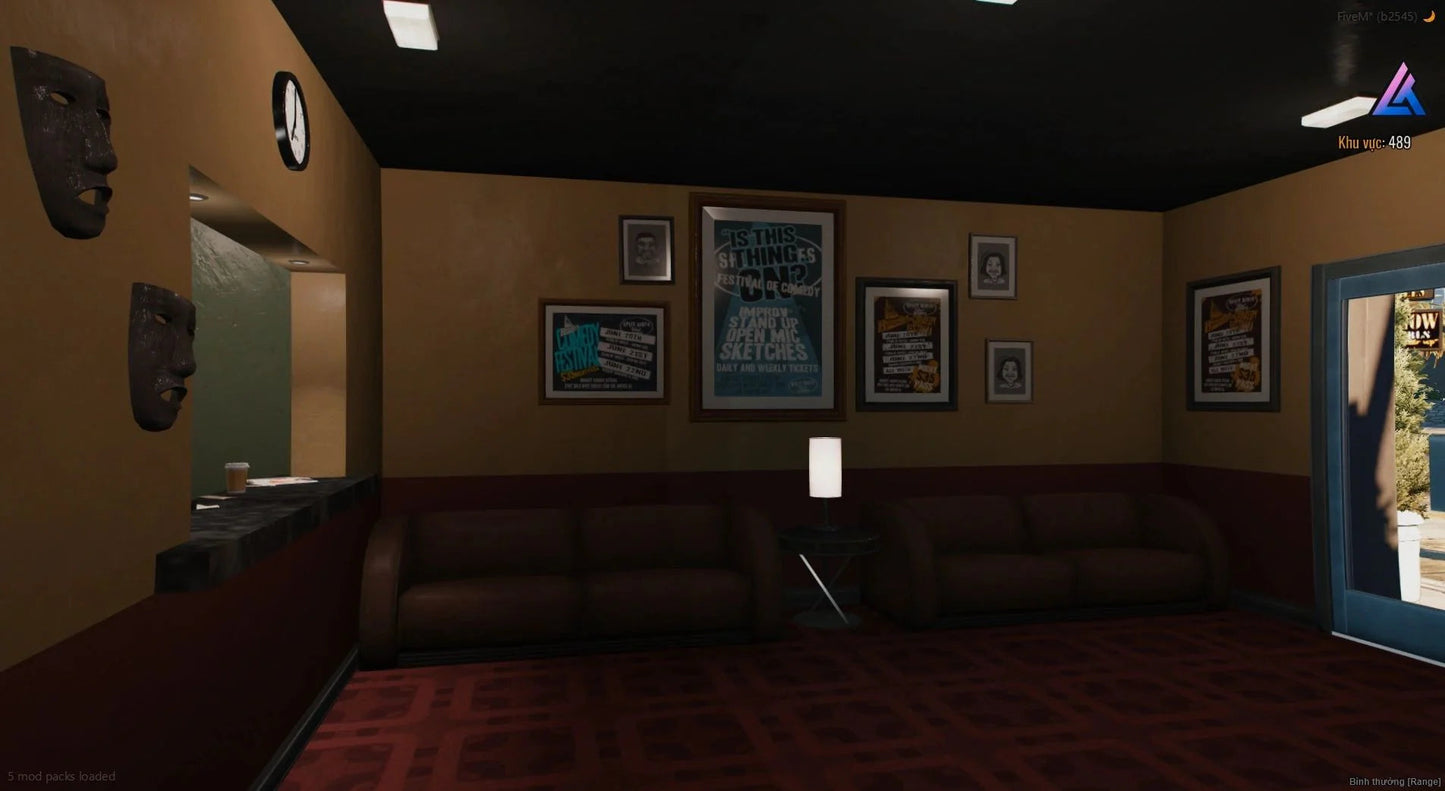  Open Interior Stand Up Cafe Overview (Bar)