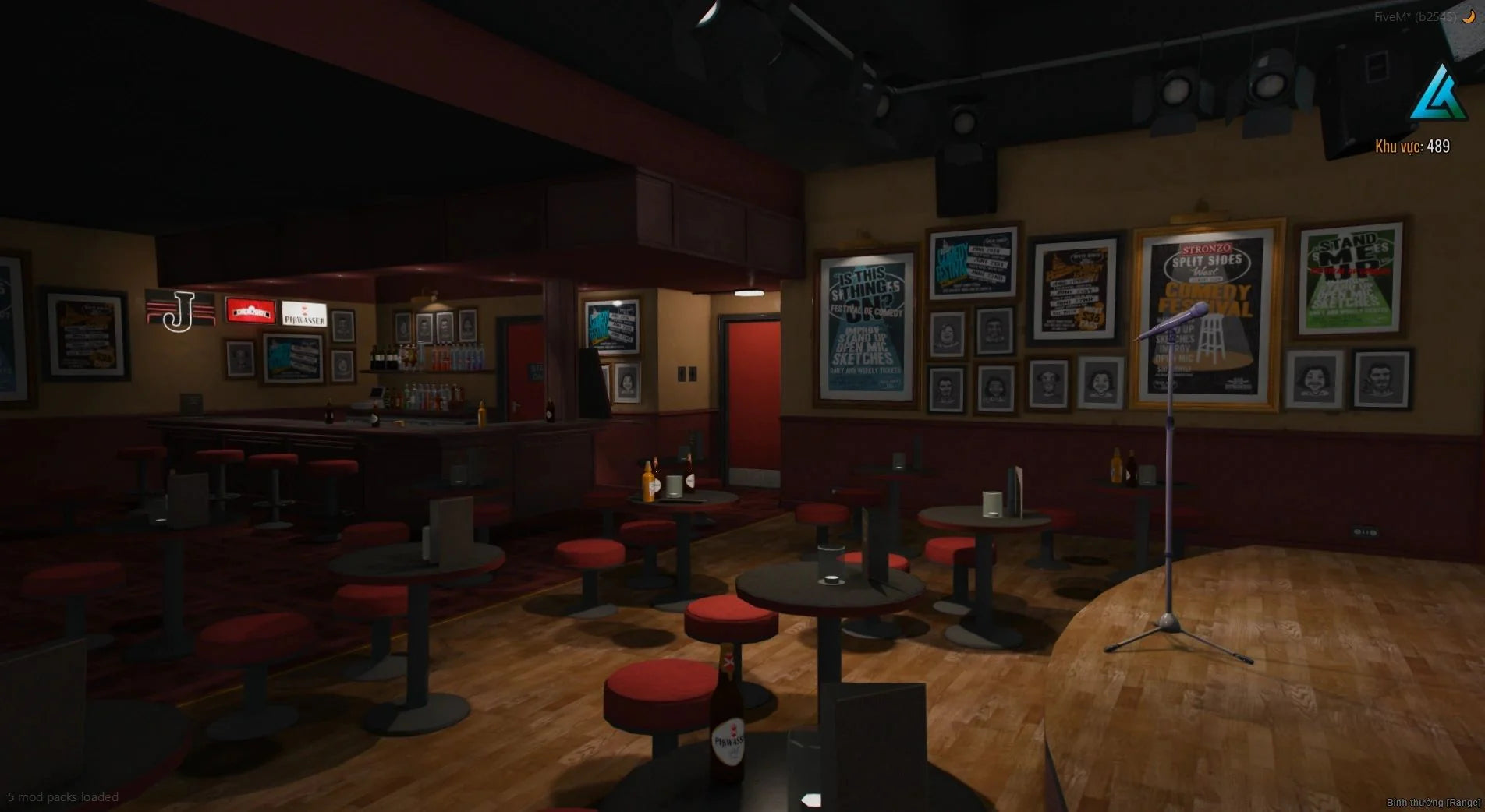  Open Interior Stand Up Cafe Overview (Bar)