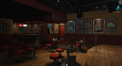  Open Interior Stand Up Cafe Overview (Bar)