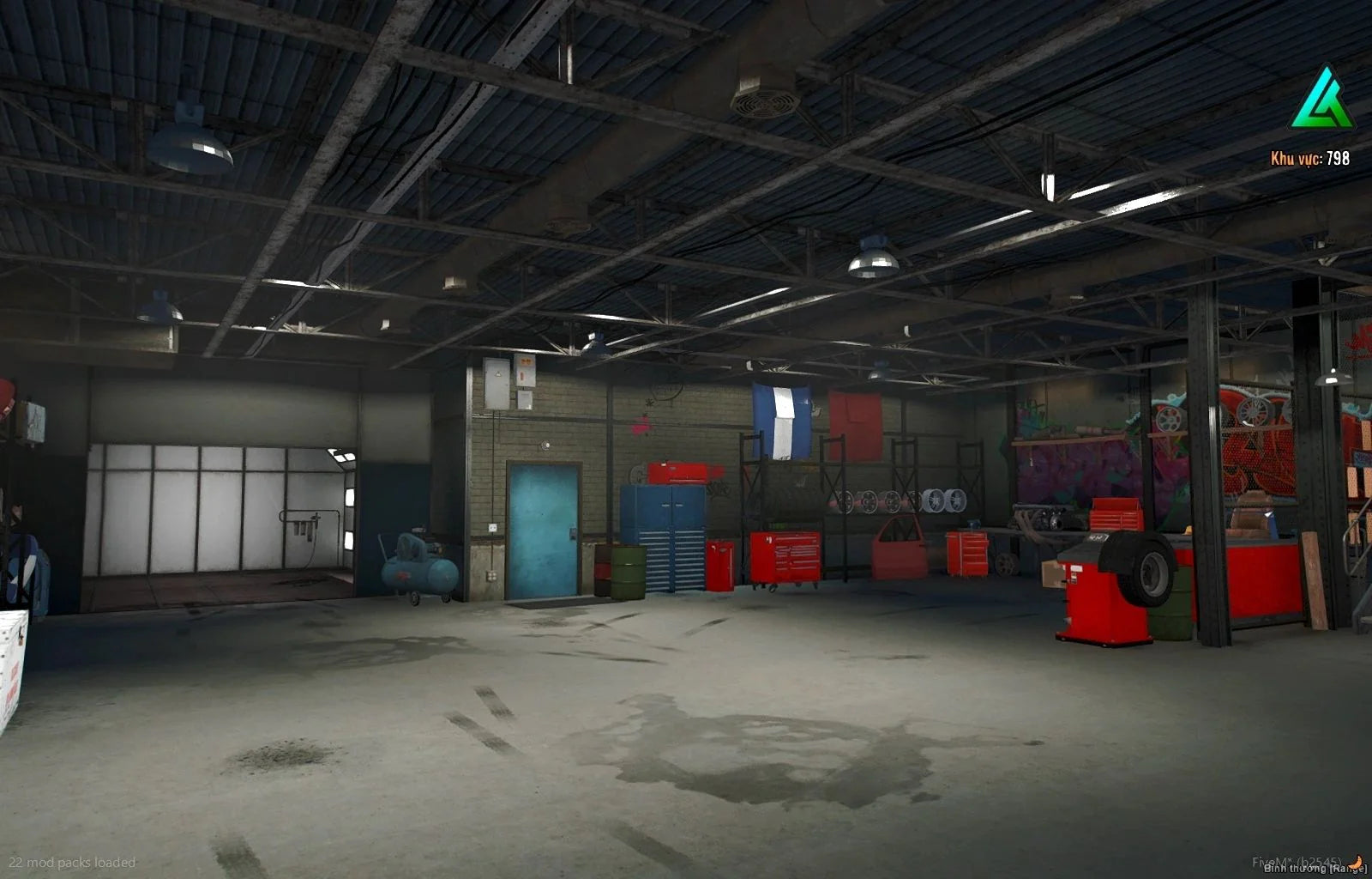  Open Interior Vagos Base 2 Overview (Gang Zone)