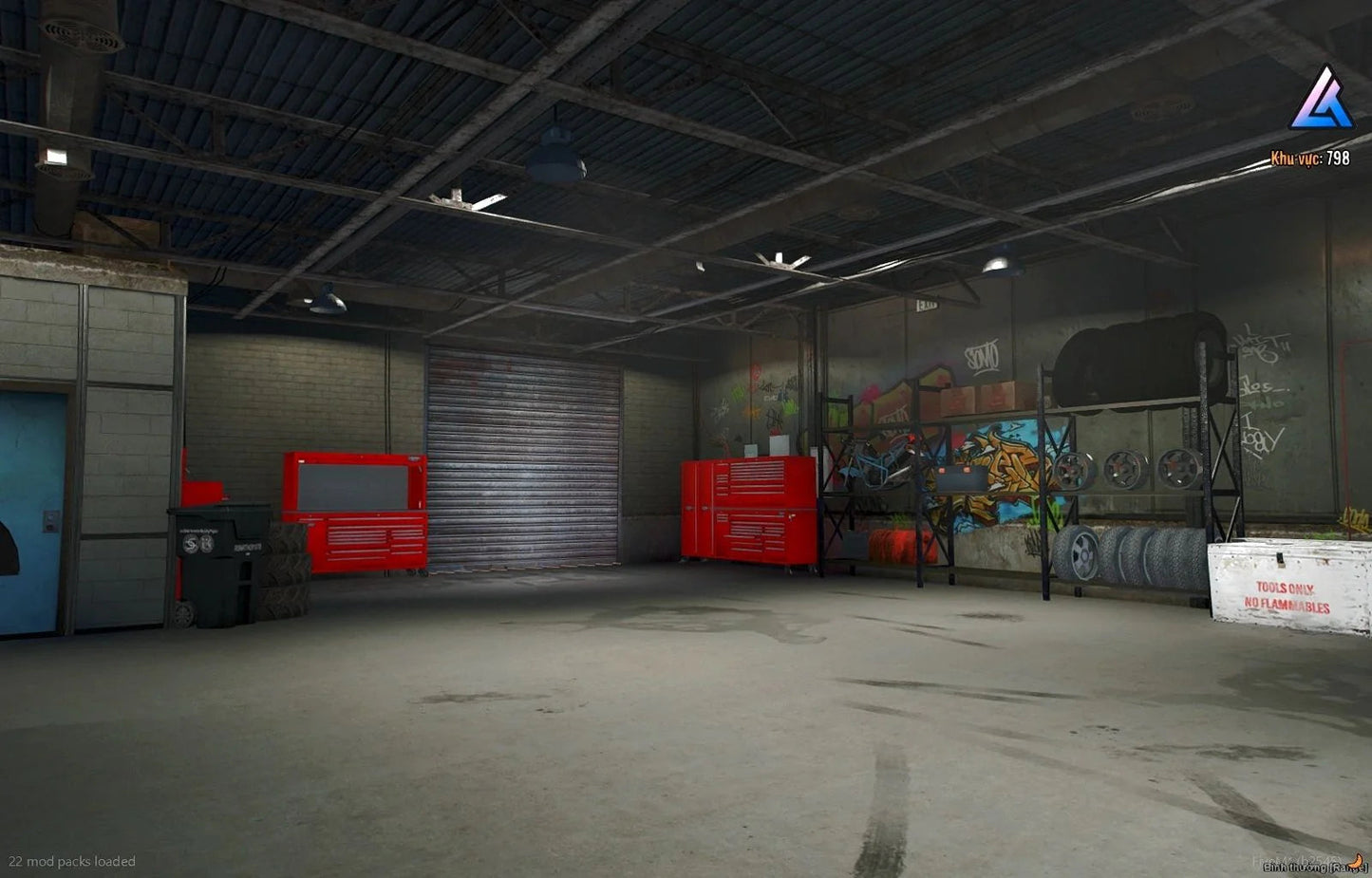  Open Interior Vagos Base 2 Overview (Gang Zone)