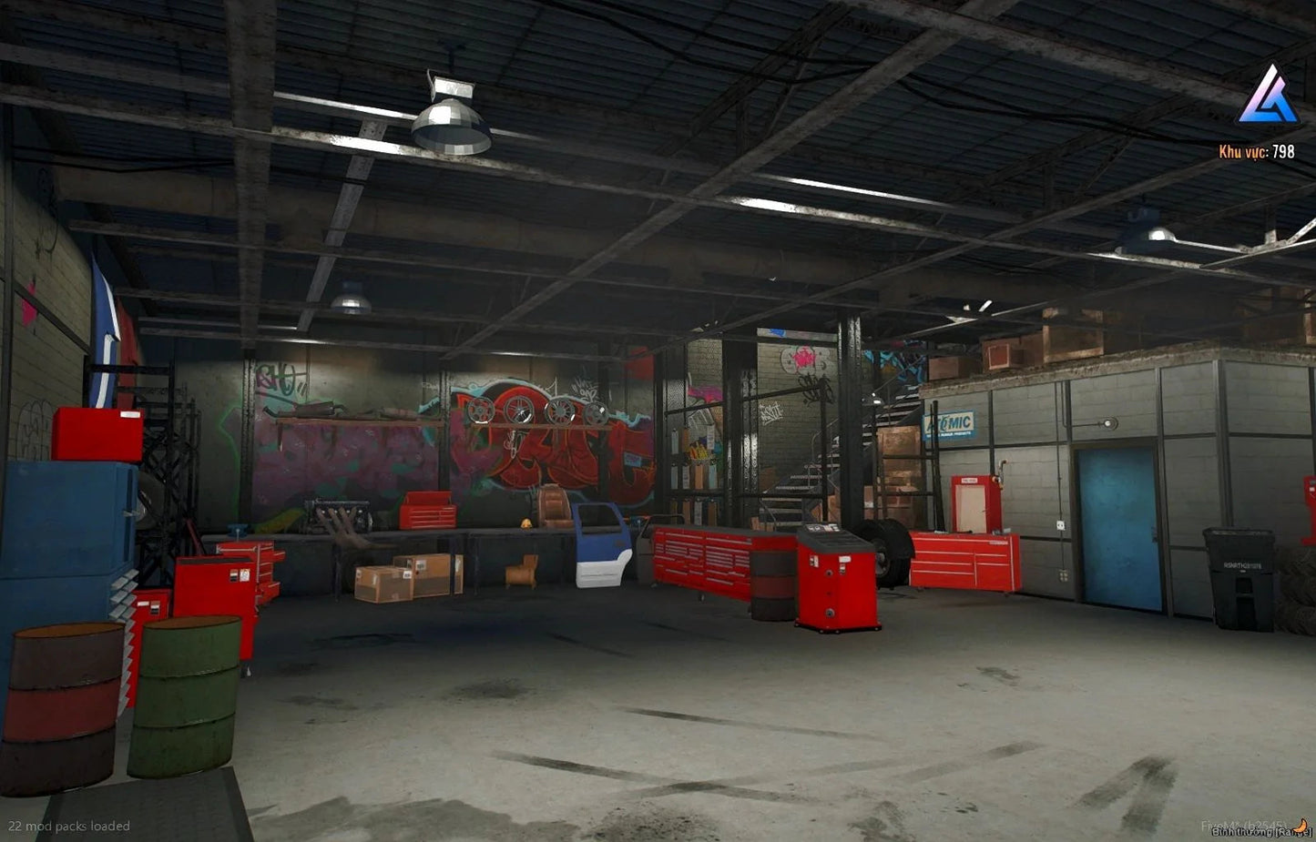  Open Interior Vagos Base 2 Overview (Gang Zone)