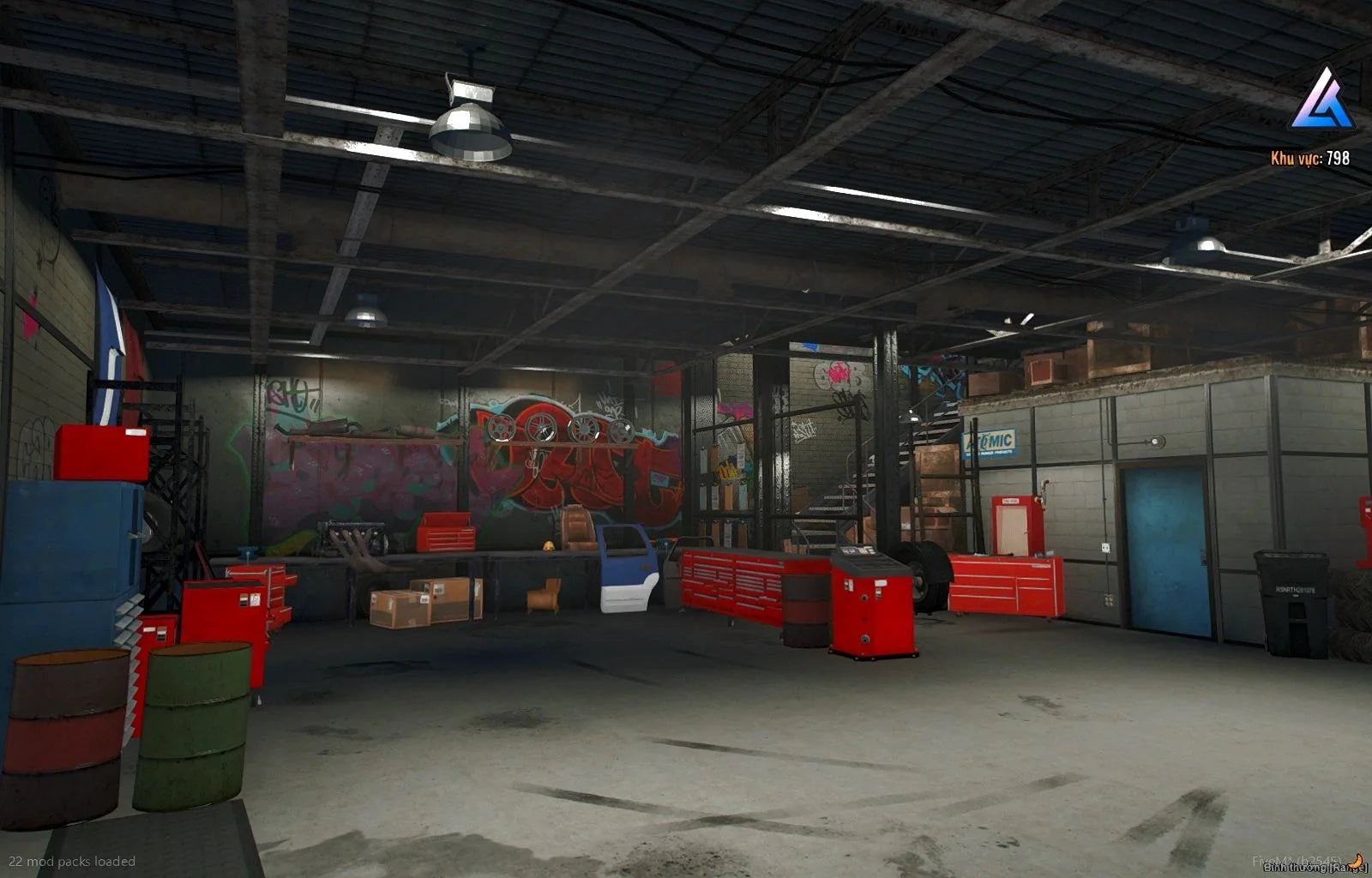  Open Interior Vagos Base 2 Overview (Gang Zone)