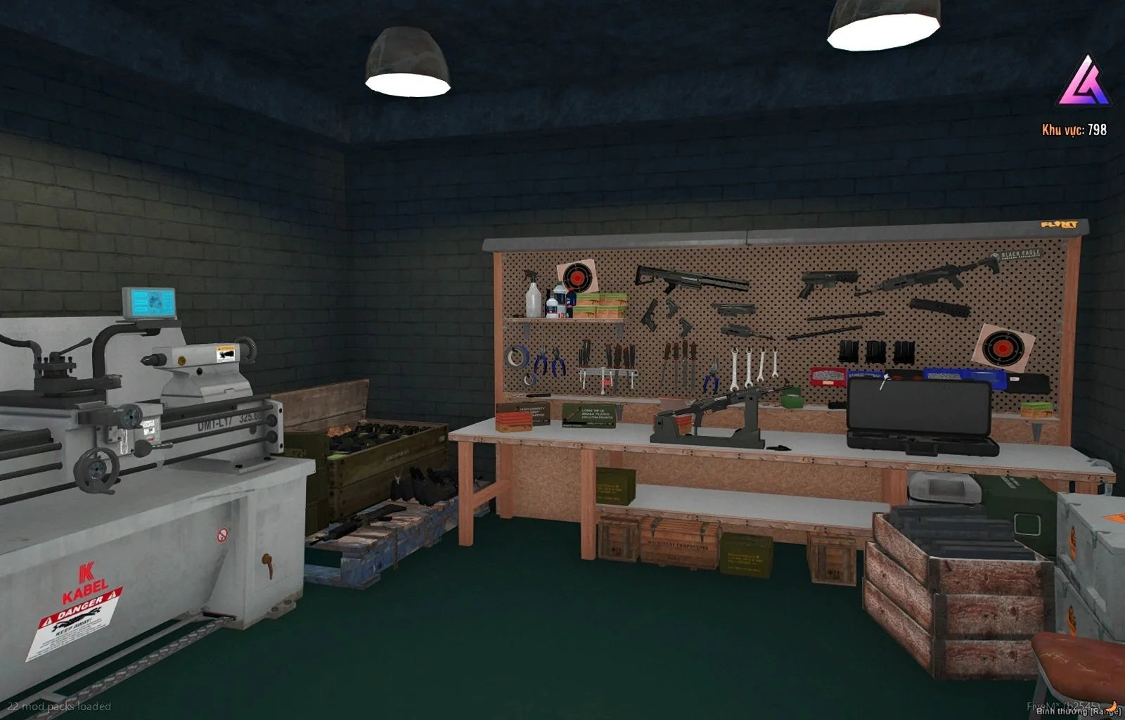  Open Interior Vagos Base 2 Overview (Gang Zone)