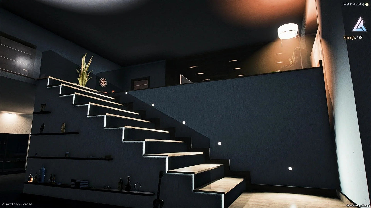  Open Interior Villa