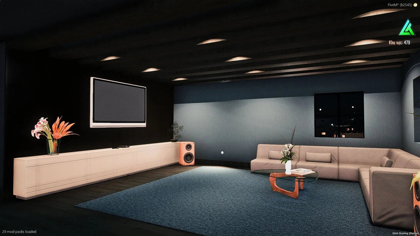  Open Interior Villa
