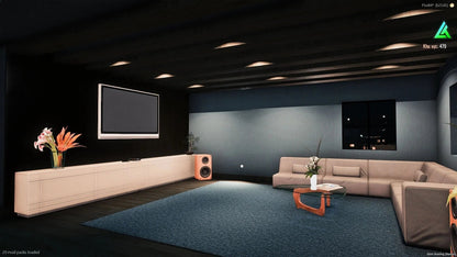  Open Interior Villa